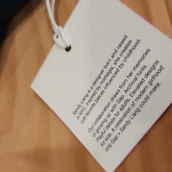 Sandy Liang x Gap Logo Baseball Hat Navy Blue Cap NWT - Picture 9 of 9